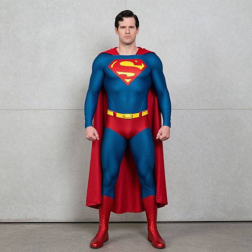 Val Zod Superman Standing by Wall