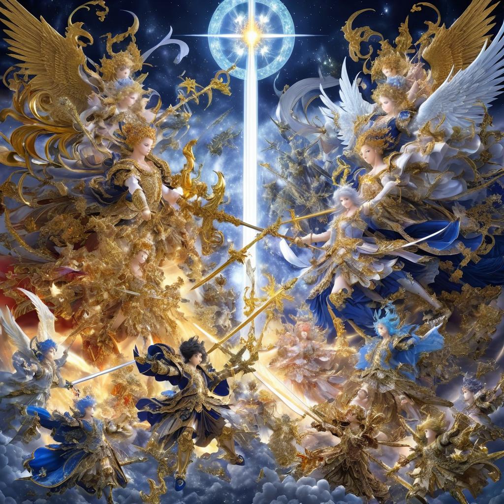 Epic Celestial Battle: Angels vs Demons