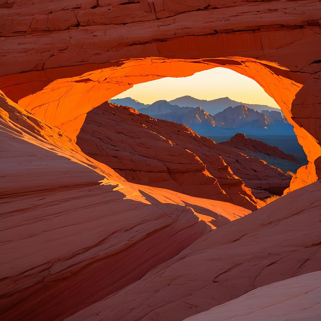 Enchanting Red Rock Canyon at Sunset