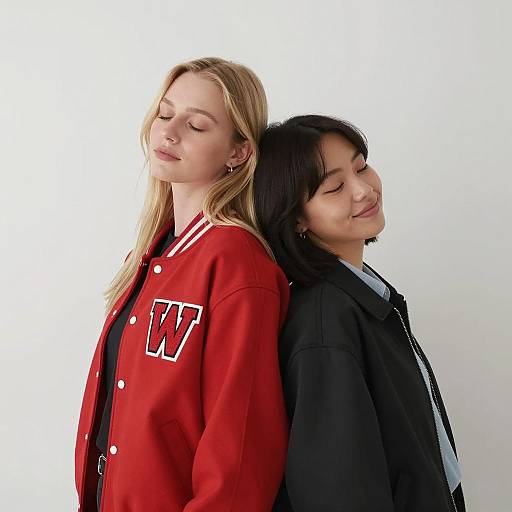 Close Friendship: Two Women Embracing