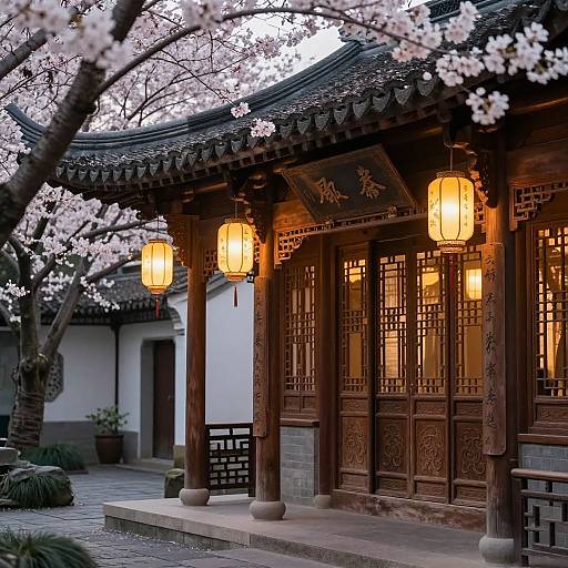 Deng Guan Que Lou Lantern Glow