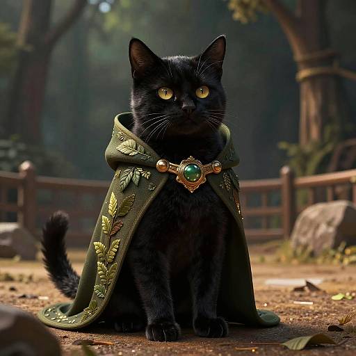Elven Black Cat Ranger in Arena