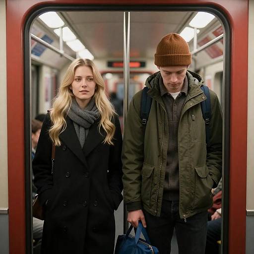 Subway Moments: A Candid Snapshot