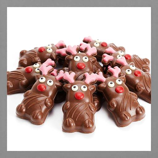 Colorful Chocolate Reindeer Treats