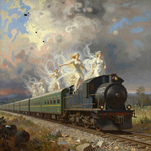 Ethereal Spirits Train to Afterlife