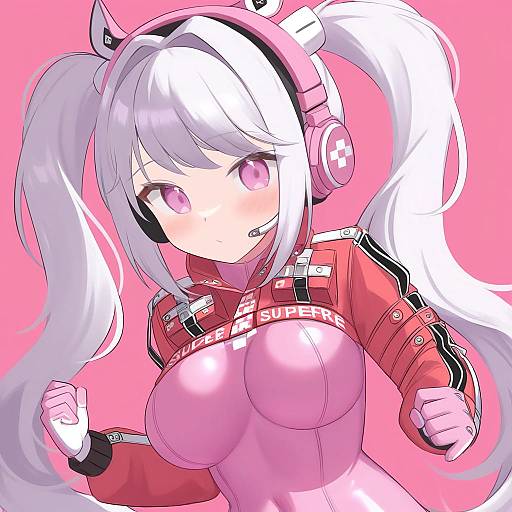 Illustration of Alice (nikke), goddess of victory: nikke in the style of Klaius