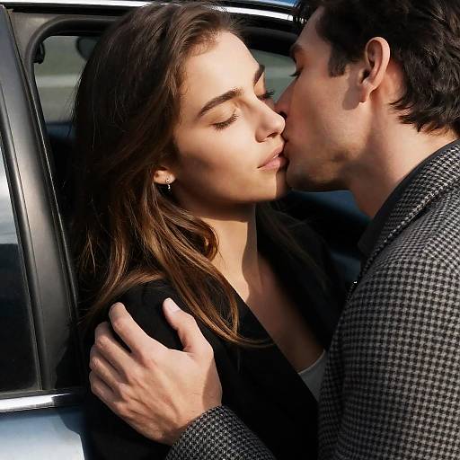 Intimate Moment Between Two Lovers