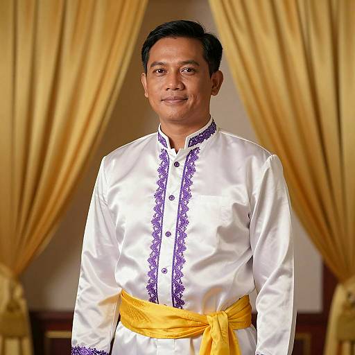 Elegant Barong Tagalog Portrait Photography