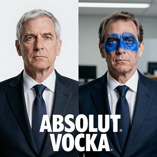 Contrasting Styles: Office Power Portrait