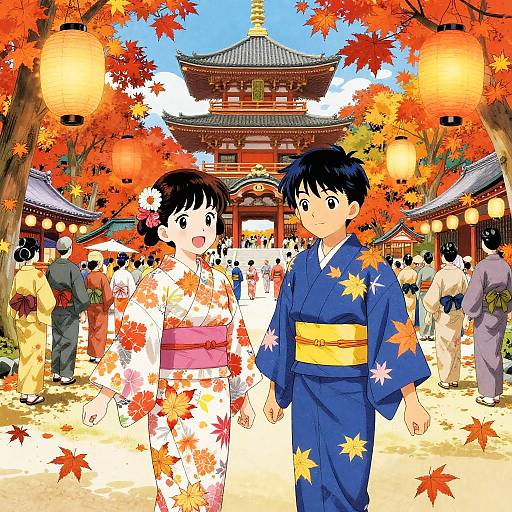 Playful Spirits at Autumn Festival