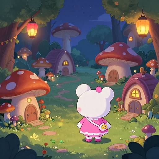 Toadette's Mystical Mushroom Village