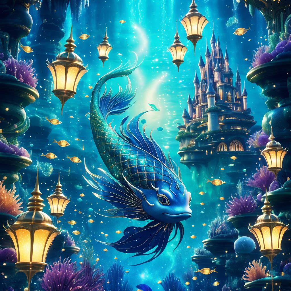 Epic Fantasy Underwater Kingdom Movie Poster