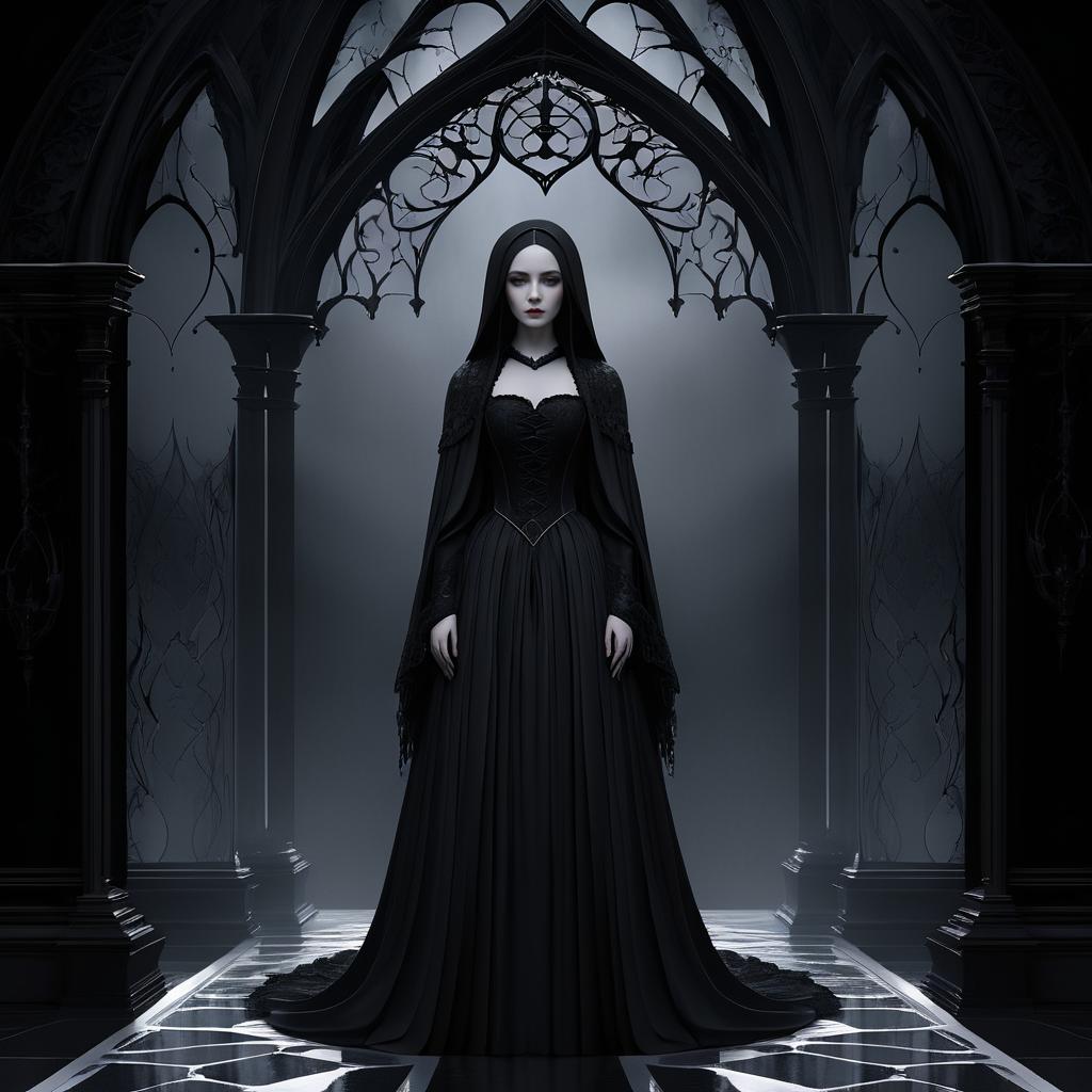 Eternal Shadow: Gothic Grimdark Portrait