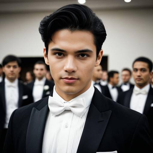 Sophisticated Young Man in Tuxedo