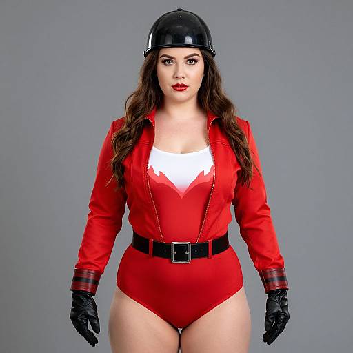 Plus Size Firegirl Costume Design