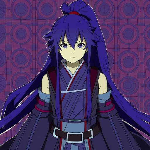 Illustration of Akatsuki (log horizon), log horizon in the style of Cessa