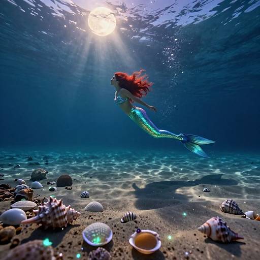 Twilight Underwater Mermaid Fantasy
