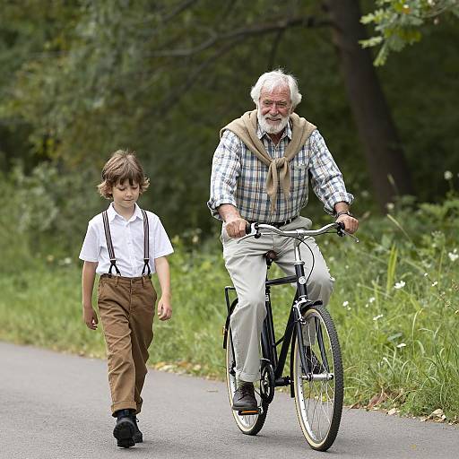 Heartwarming Scene of Generational Bonding