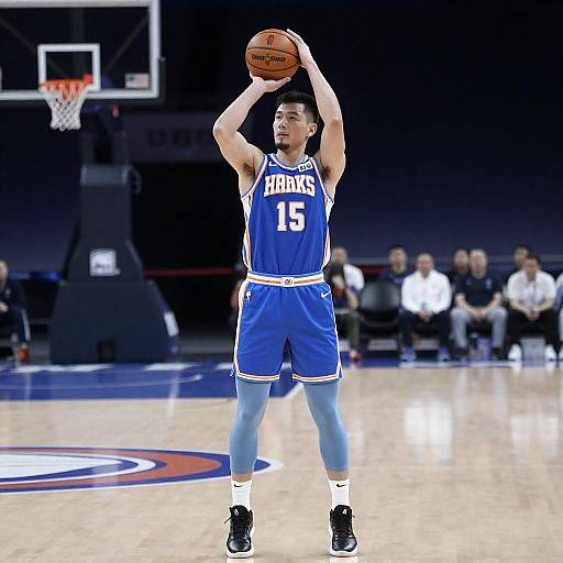 Dynamic Basketball Player in Action