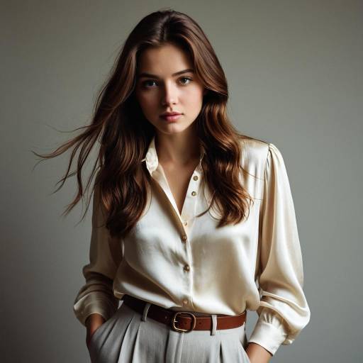 Elegant Portrait of a Young Woman