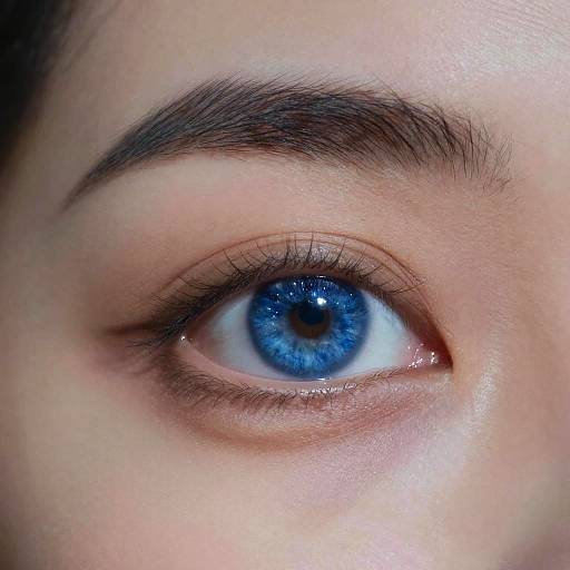 Starry Night Reflected in Sapphire Eyes