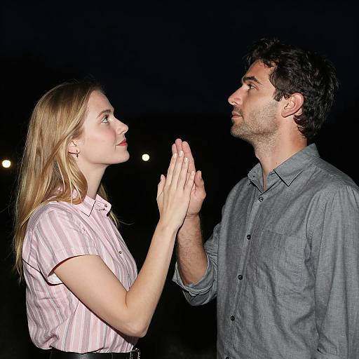 Romantic Night Under Starlit Sky