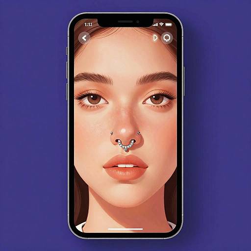 Virtual Nose Ring Try-On Experience