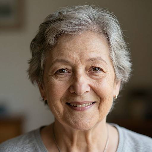 Elderly Woman Smiling Portrait