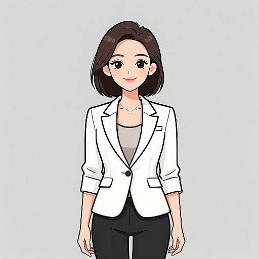 Smiling Business Casual Woman Portrait