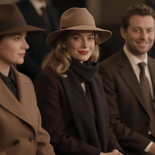 Charming Portrait of a Stylish Trio