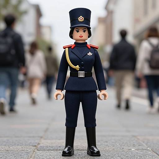Woman in Toy Soldier Costume