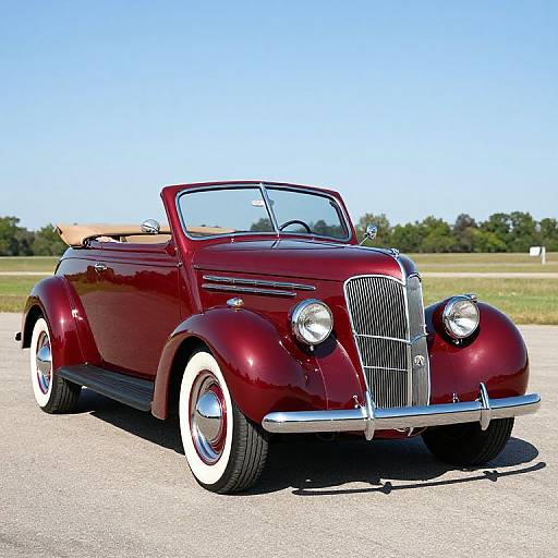 Vintage 1941 Ford Super Deluxe Convertible