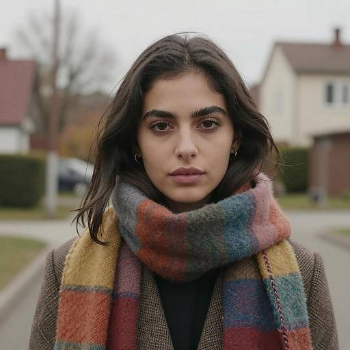Autumn Portrait of a Young Woman