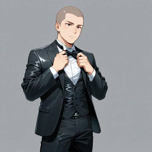 Determined Cowboy in Formal Attire Determined Cowboy in Formal Attire