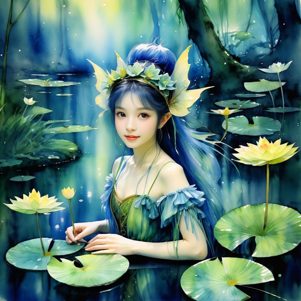 Whimsical Fairy in a Magical Forest