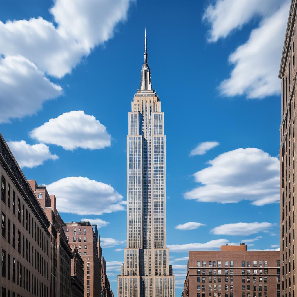 Hyperrealistic Empire State Building Design