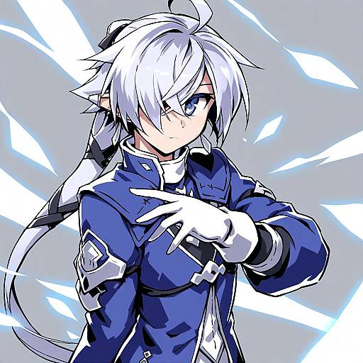 Illustration of Alphinaud leveilleur, final fantasy in the style of Tomoshibi hidekazu