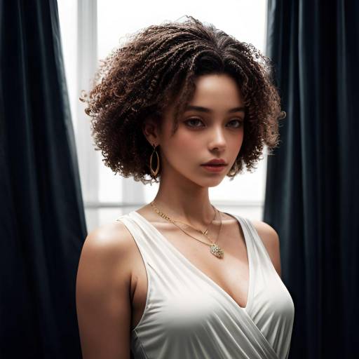 Sophisticated High Fashion Portrait of a Girl