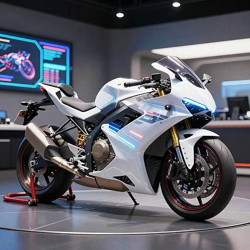 Futuristic Motorcycle Armor Concept Art