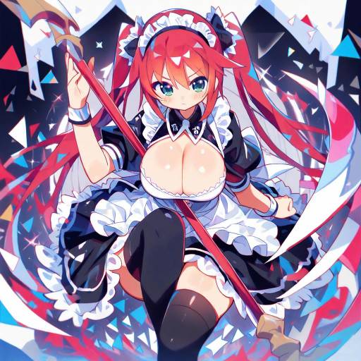 Illustration of Airi (queen's blade), queen's blade in the style of Uenomigi