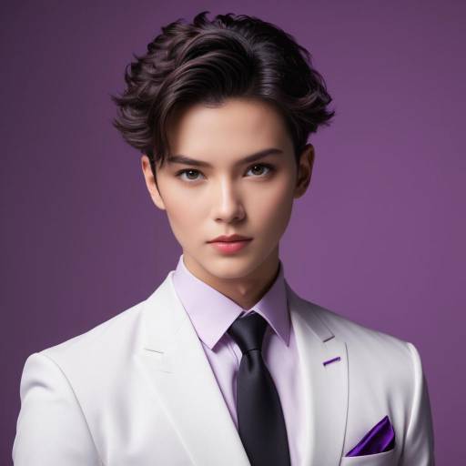 Cultured Young Man in Formal Attire Cultured Young Man in Formal Attire
