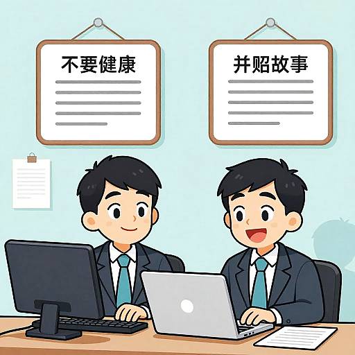 Cheerful Compliance Office Cartoons