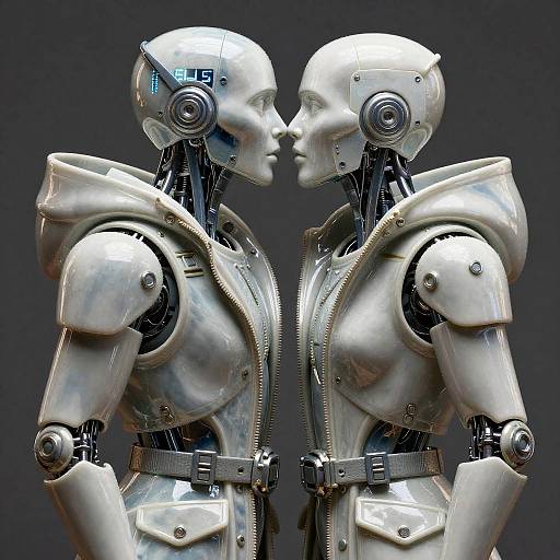 Cybernetic Lovers in Ceramic Exo-Armor