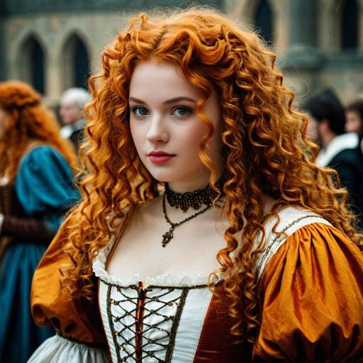 Elegant Female Renaissance Costume Portrait
