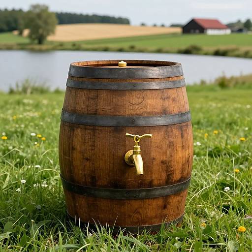 Contest Winner Wooden Beer Barrel