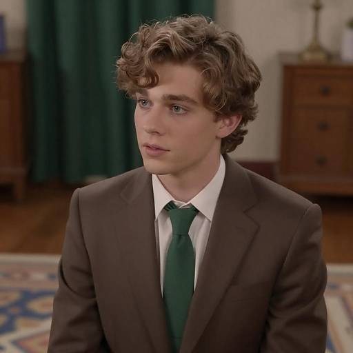 Stylish Young Man in Indoor Setting