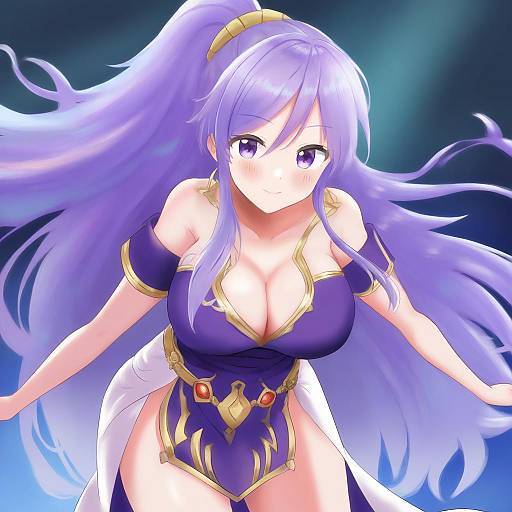 Illustration of Ishtar (fire emblem), fire emblem in the style of Yokoshima (euphoria)