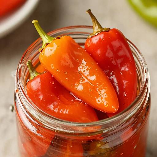 Homemade Pickled Hot Peppers