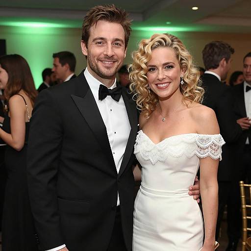 Elegant Couple at Formal Event