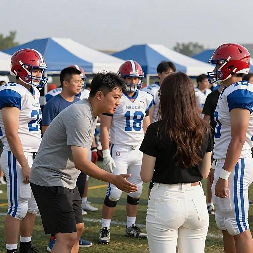Vibrant Outdoor Football Crowd Scene